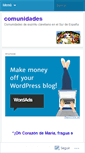 Mobile Screenshot of comunidades.wordpress.com