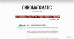 Desktop Screenshot of chromatomatic.wordpress.com