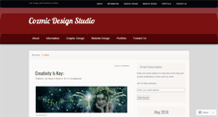 Desktop Screenshot of cozmicdesign.wordpress.com