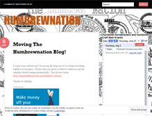 Tablet Screenshot of humbrewnation.wordpress.com