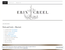 Tablet Screenshot of erincreel.wordpress.com