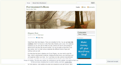 Desktop Screenshot of flutelesson.wordpress.com