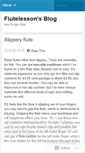 Mobile Screenshot of flutelesson.wordpress.com
