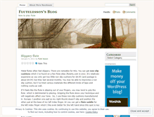 Tablet Screenshot of flutelesson.wordpress.com