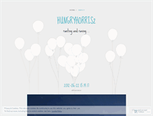 Tablet Screenshot of hungryhorris2.wordpress.com
