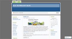 Desktop Screenshot of acatechnology.wordpress.com