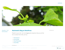 Tablet Screenshot of maninweb.wordpress.com