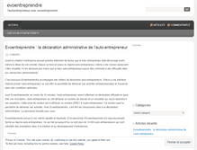 Tablet Screenshot of evoentreprendre.wordpress.com