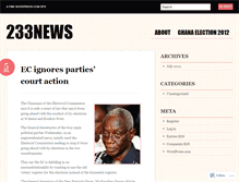 Tablet Screenshot of 233news.wordpress.com