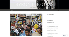 Desktop Screenshot of byronidigoras.wordpress.com