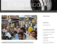 Tablet Screenshot of byronidigoras.wordpress.com