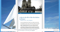 Desktop Screenshot of franceandsevensailors.wordpress.com