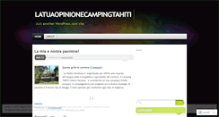 Desktop Screenshot of latuaopinionecampingtahiti.wordpress.com