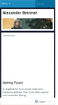 Mobile Screenshot of alexanderbrenner.wordpress.com