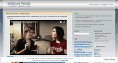 Desktop Screenshot of fioletowawinda.wordpress.com
