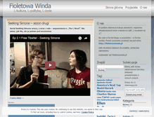 Tablet Screenshot of fioletowawinda.wordpress.com