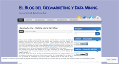 Desktop Screenshot of geomarketingspain.wordpress.com