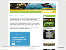 Tablet Screenshot of impedimento.wordpress.com