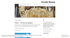 Desktop Screenshot of grazieroma.wordpress.com