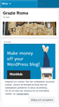 Mobile Screenshot of grazieroma.wordpress.com
