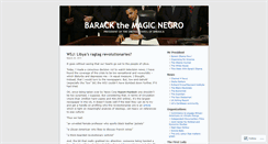 Desktop Screenshot of barackthemagicnegro.wordpress.com