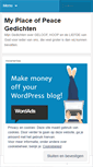 Mobile Screenshot of myplaceofpeace.wordpress.com