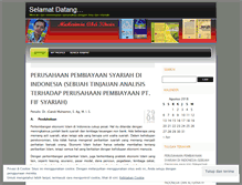 Tablet Screenshot of muhaiminkhair.wordpress.com