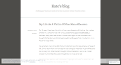 Desktop Screenshot of katehallsblog.wordpress.com