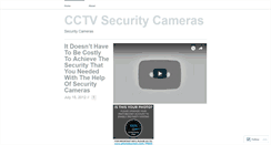 Desktop Screenshot of cctvsecuritycam.wordpress.com