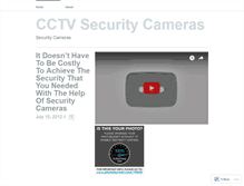 Tablet Screenshot of cctvsecuritycam.wordpress.com