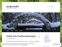 Tablet Screenshot of foodforme207.wordpress.com