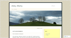 Desktop Screenshot of abbymetty.wordpress.com