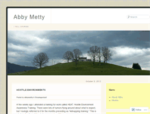 Tablet Screenshot of abbymetty.wordpress.com