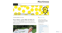 Desktop Screenshot of picagrossa.wordpress.com