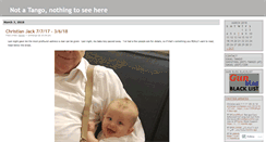 Desktop Screenshot of antitango.wordpress.com