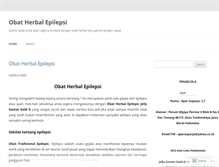 Tablet Screenshot of obatherbalepilepsi.wordpress.com