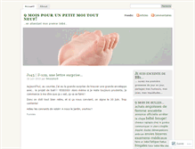 Tablet Screenshot of 9moismoi9.wordpress.com