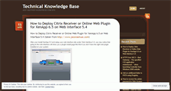 Desktop Screenshot of kaptech.wordpress.com