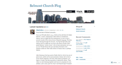 Desktop Screenshot of belmontchurch.wordpress.com