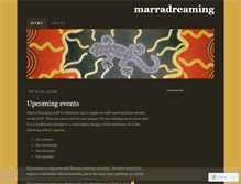 Tablet Screenshot of marradreaming.wordpress.com