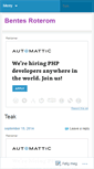 Mobile Screenshot of bentesroterom.wordpress.com