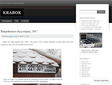 Tablet Screenshot of krabok.wordpress.com