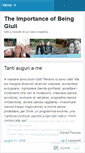 Mobile Screenshot of giulinm.wordpress.com
