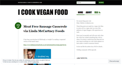 Desktop Screenshot of icookvegan.wordpress.com