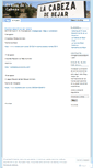 Mobile Screenshot of lacabezadebejar.wordpress.com