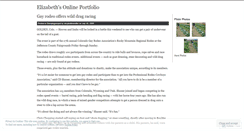 Desktop Screenshot of elizabethmmiller.wordpress.com