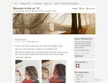 Tablet Screenshot of brookewithane.wordpress.com