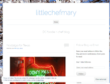 Tablet Screenshot of littlechefmary.wordpress.com