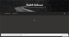 Desktop Screenshot of fredrikfritteandersson.wordpress.com