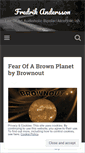 Mobile Screenshot of fredrikfritteandersson.wordpress.com